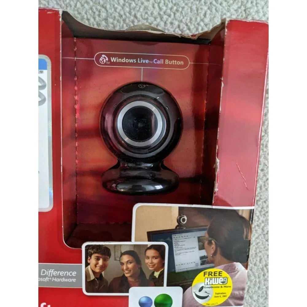 Microsoft Windows Live Messenger LifecCam VX-3000 USB 2.0 Webcam Build In...